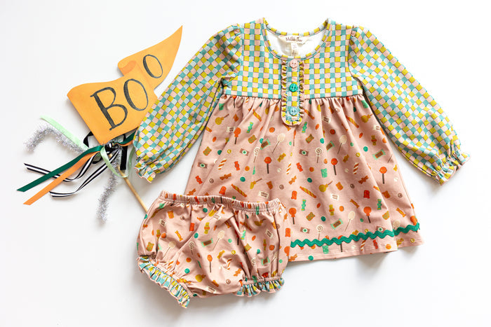 Candy Drop Baby Tunic & Bloomer Set