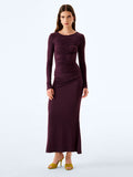 Careen Skirt in Aubergine