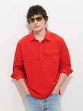 Carter Popover In Fine Wale Corduroy