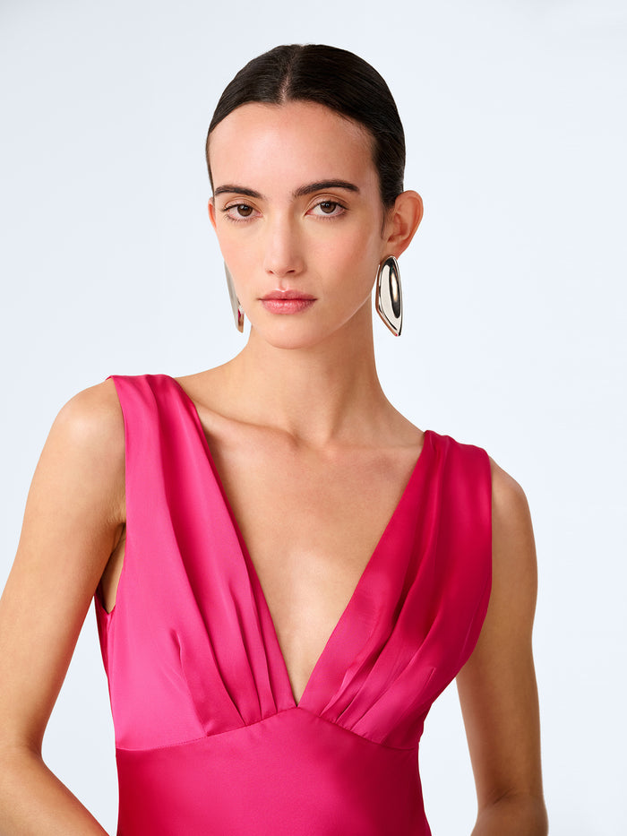 Casey Dress in Raspberry