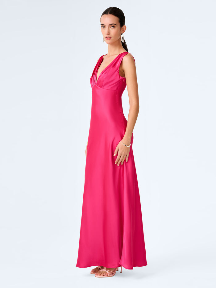 Casey Dress in Raspberry