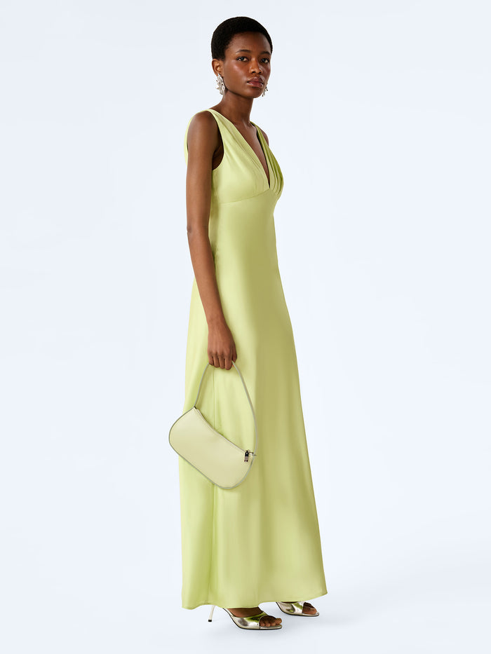 Casey Dress in Shaddow Lime