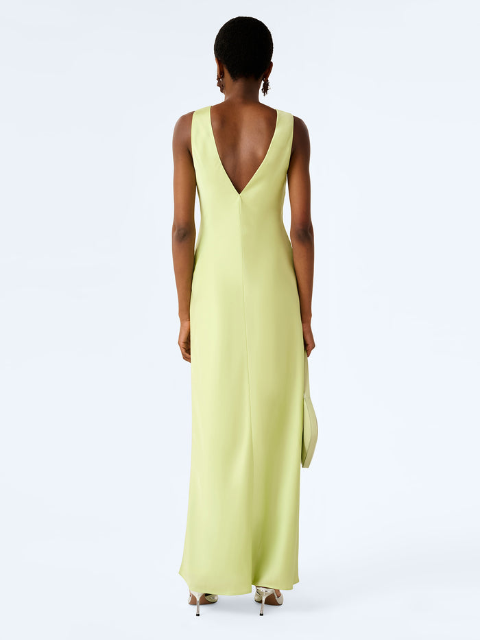 Casey Dress in Shaddow Lime