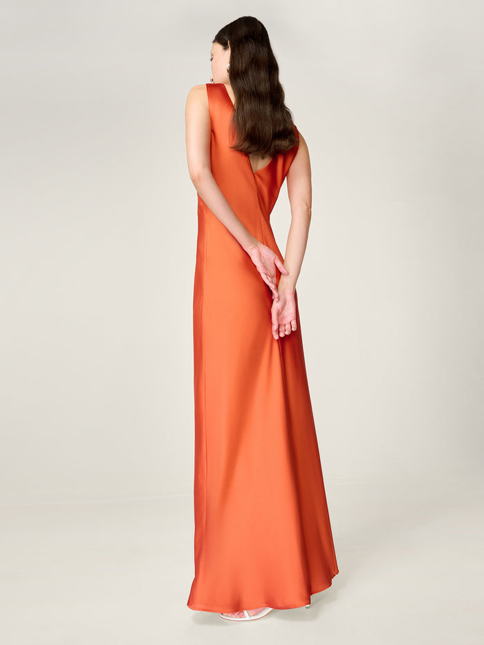 Casey Dress in Tangerine