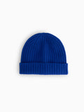 Cashmere Beanie In Cobalt