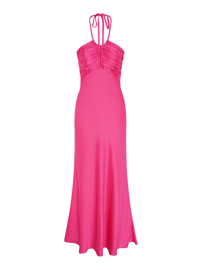 Cecilia Dress in Cerise
