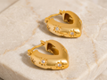 Celeste Heart Hoops