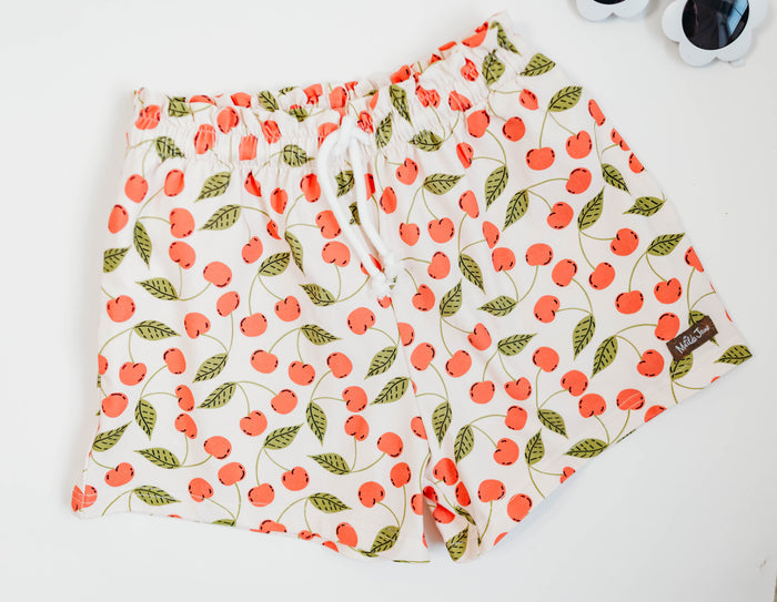 Cherry Glory Knit Shorties