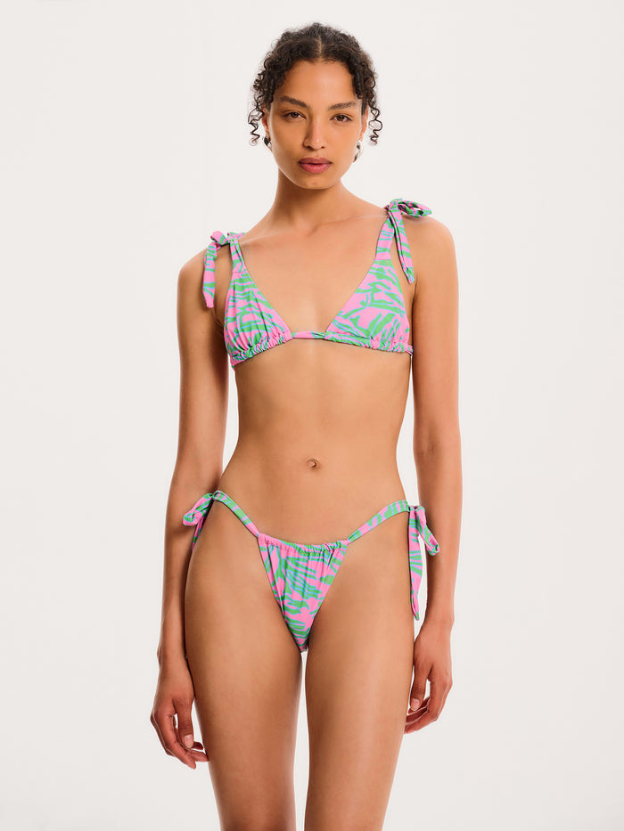 Christina Tiger Print Bikini Top