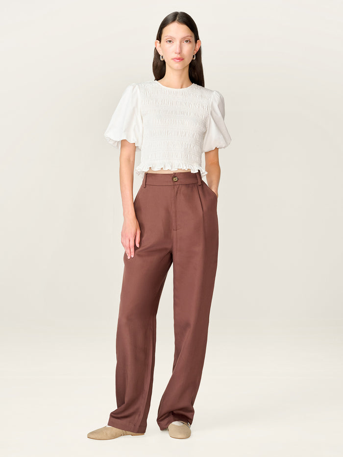 Cinnamon Trouser in Chocolate