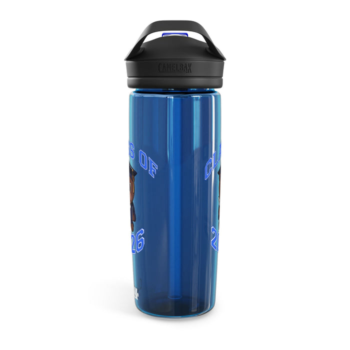 Class of 2026 Graduation Bear Design Water Bottle - 314 Originals