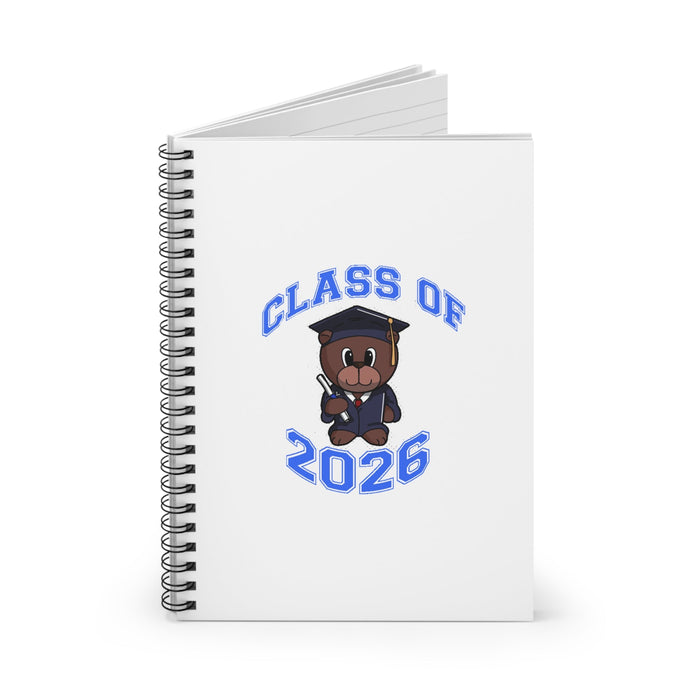 Class of 2026 Graduation Notebook — Cute Bear Grad Spiral Notebook - 314 Originals