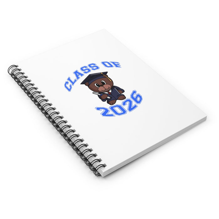 Class of 2026 Graduation Notebook — Cute Bear Grad Spiral Notebook - 314 Originals
