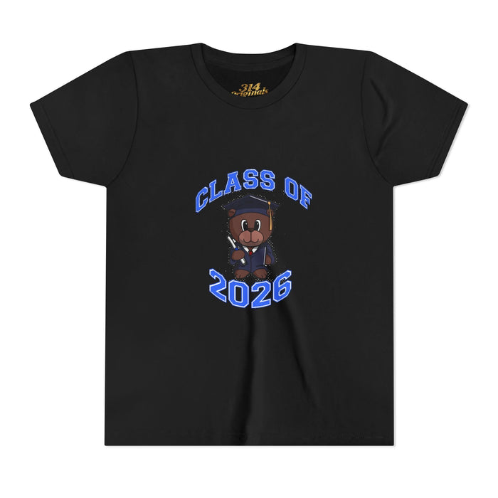 Class of 2026 Kids Graduation T-Shirt — Cute Graduate Bear Youth Tee - 314 Originals
