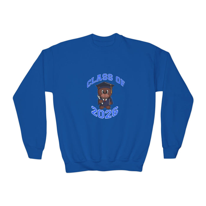 Class of 2026 Youth Crewneck Sweatshirt – Graduation Bear Design - 314 Originals
