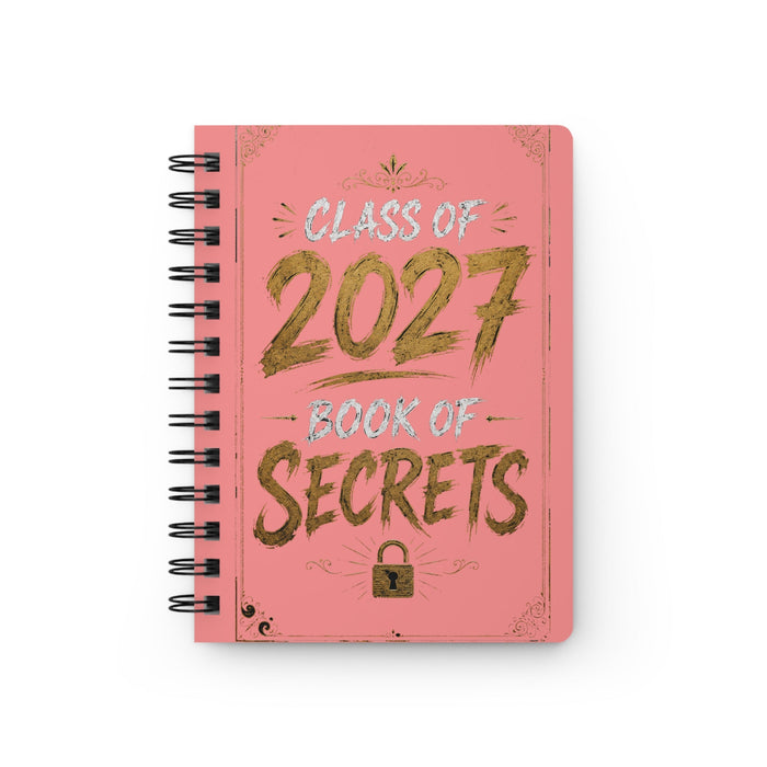 Class of 2027 Book of Secrets Spiral Journal - Pink - 314 Originals