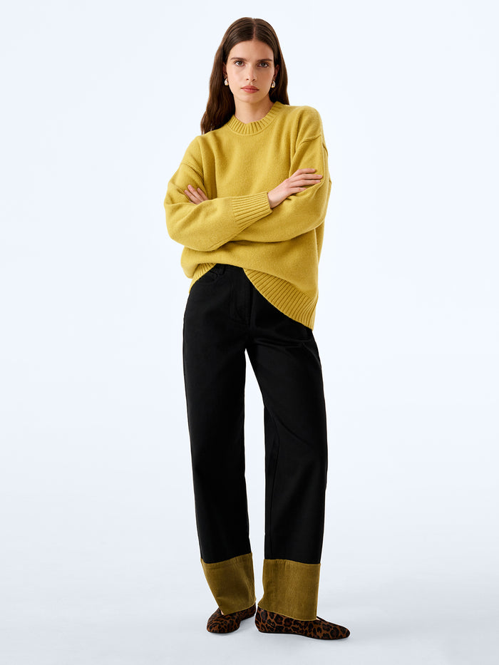 Clementine Jumper in Chartreuse