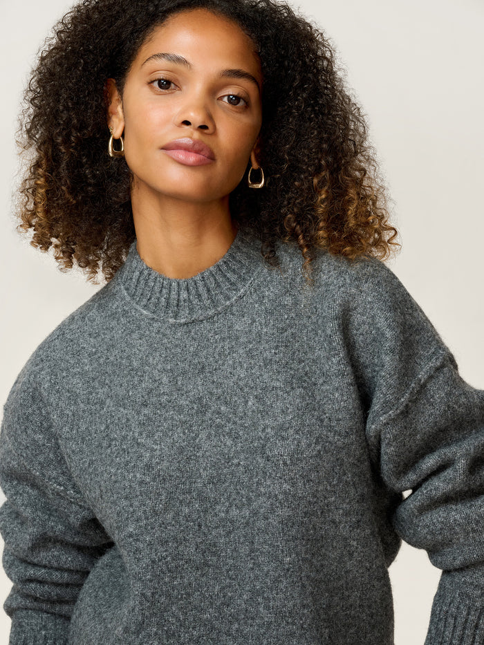 Clementine Jumper in Grey Marl