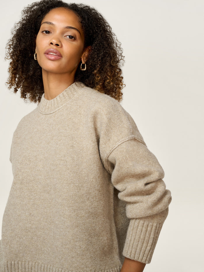 Clementine Jumper in Oatmeal
