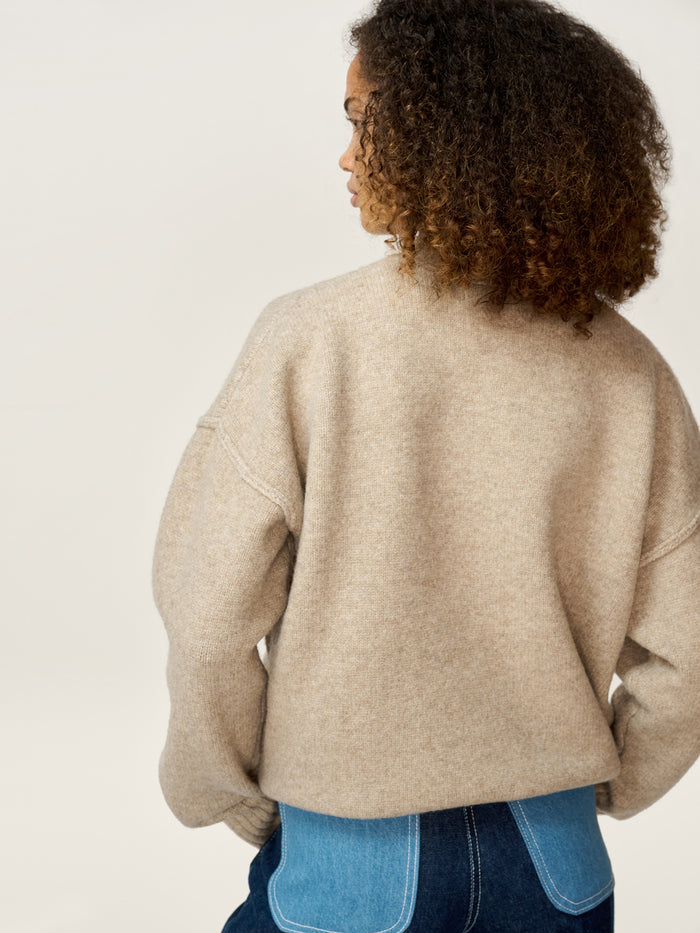 Clementine Jumper in Oatmeal
