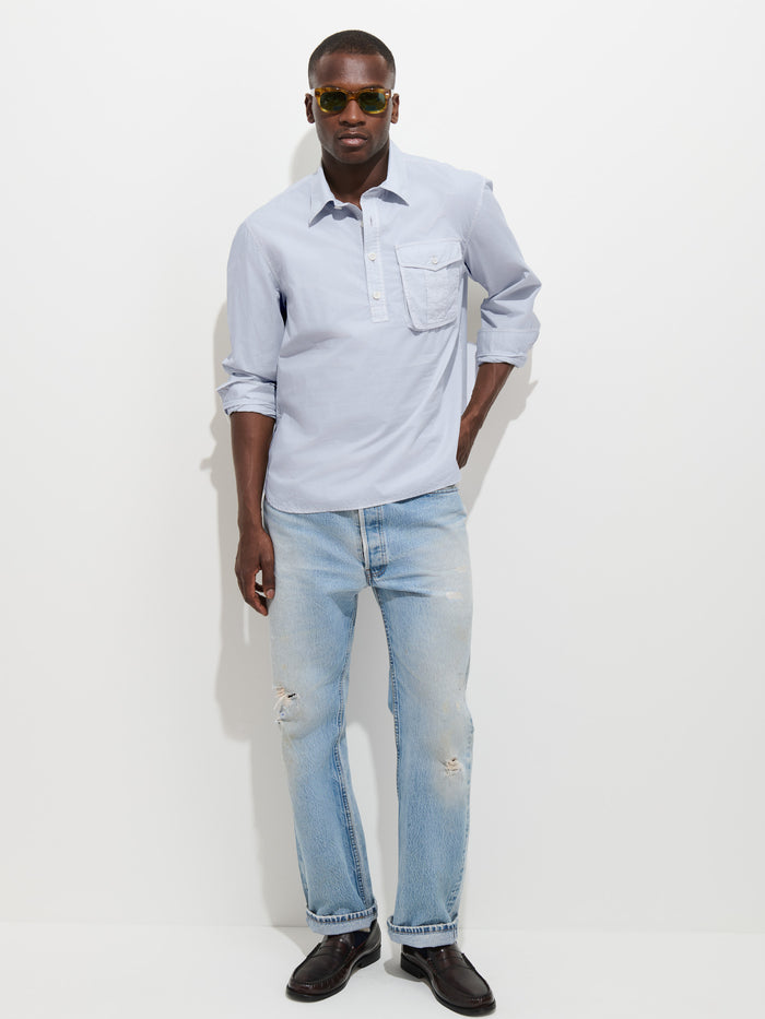 Clint Popover in Cotton Poplin