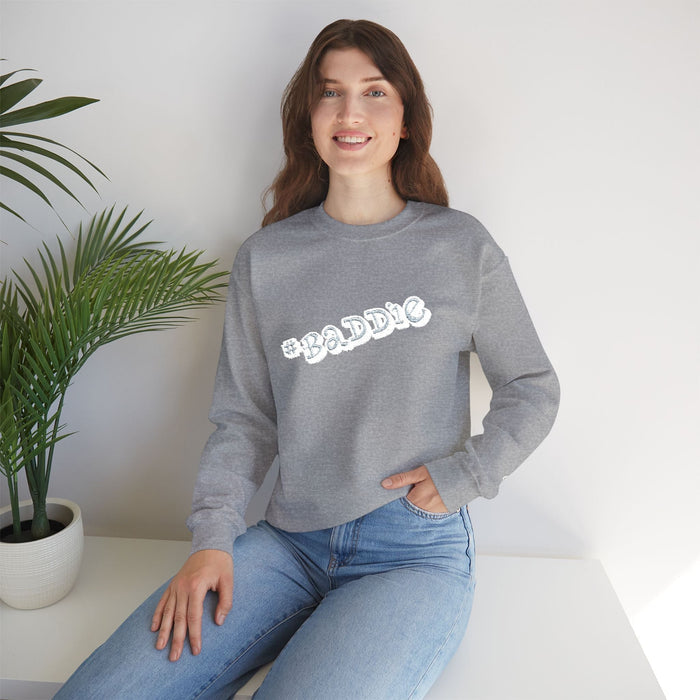Cloud Script Crewneck Sweatshirt — White Script Logo Cozy Pullover - 314 Originals