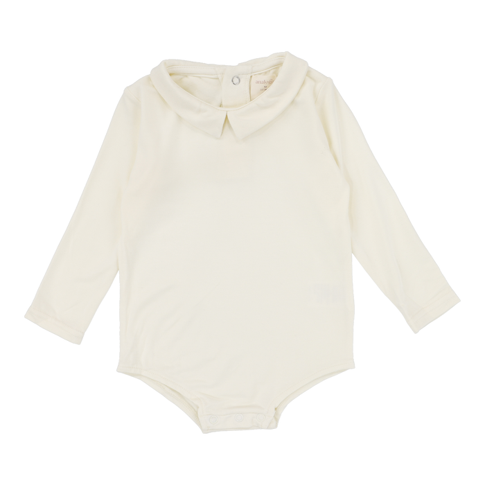 Collar Onesie Long Sleeve - Cream