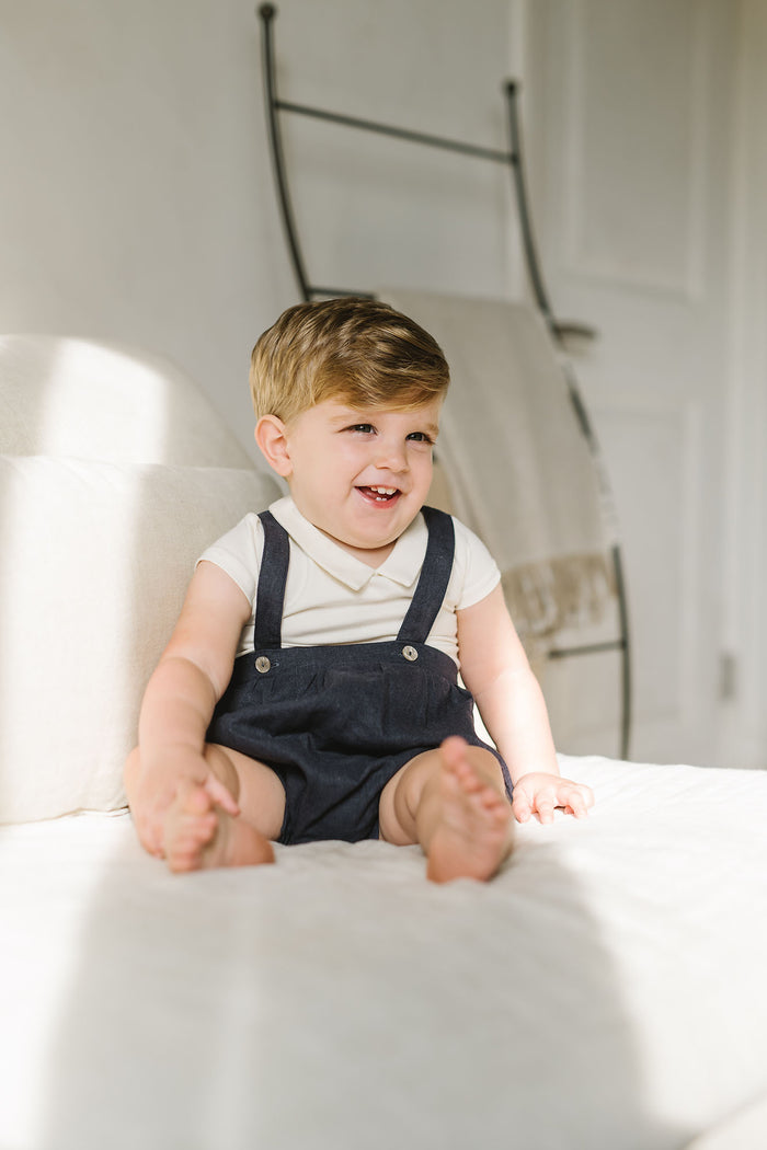 Collar Onesie SS - Cream