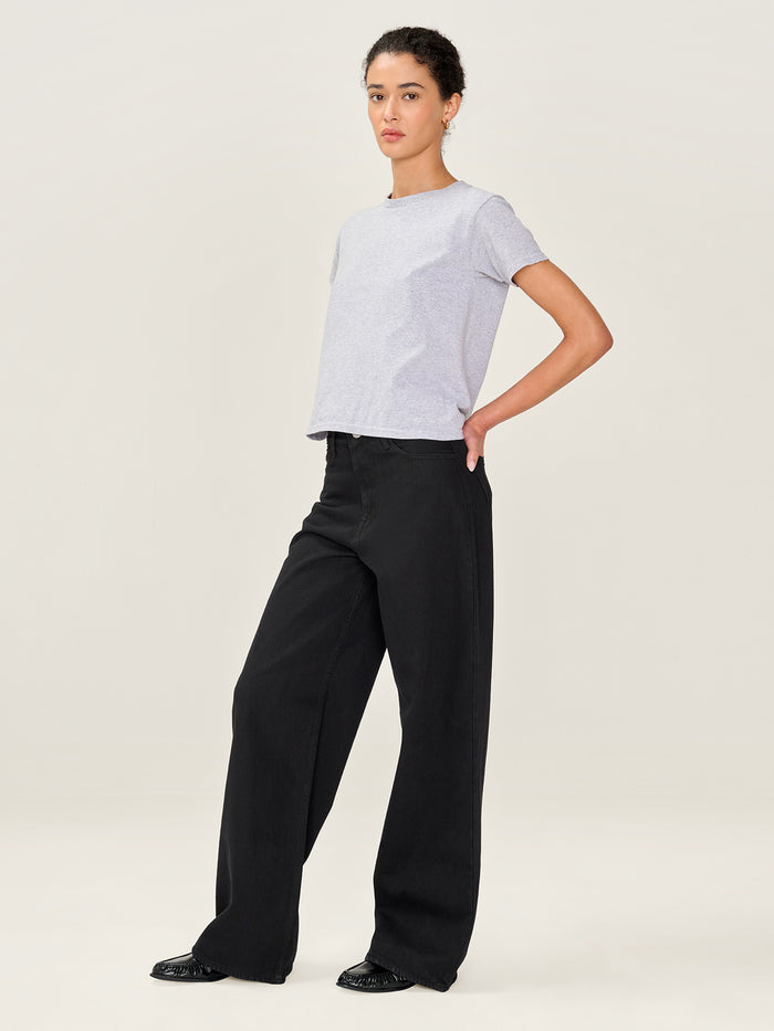 Connie Wide Jean in Black