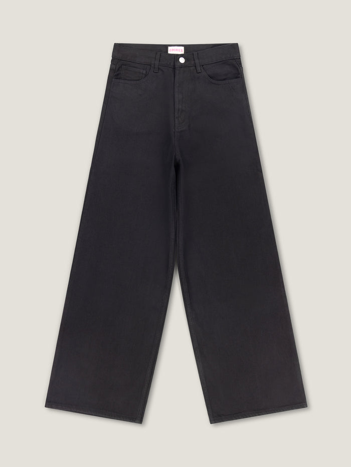 Connie Wide Jean in Black