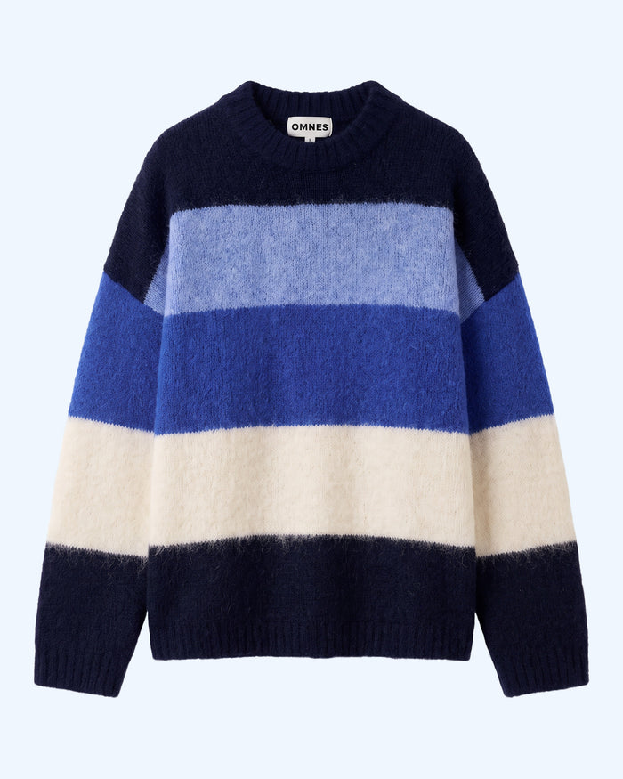 Constance Jumper in Navy and Cream