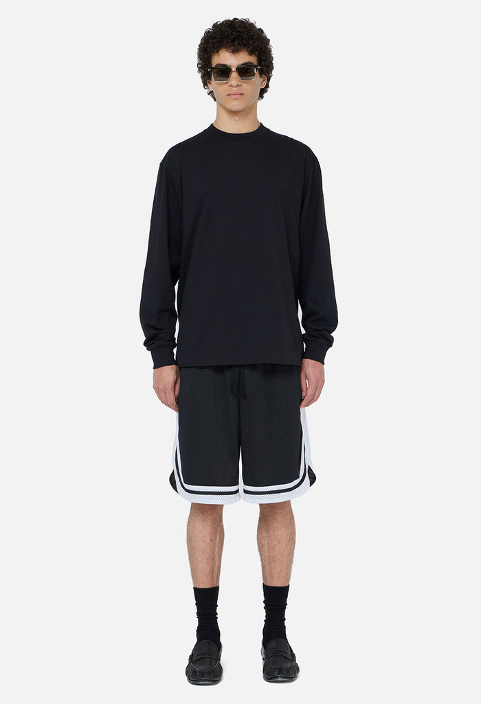 Core LS University Tee  / Black