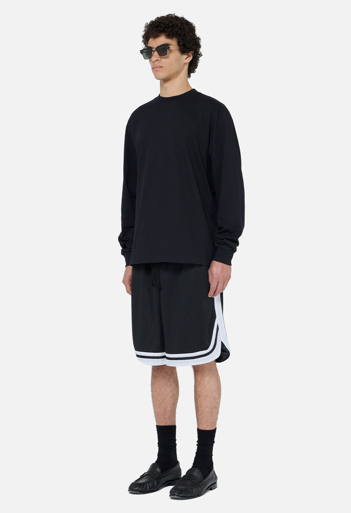 Core LS University Tee  / Black