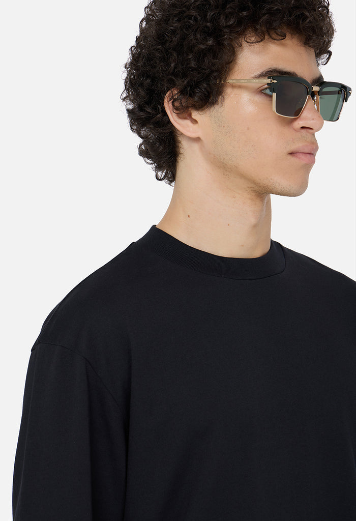 Core LS University Tee  / Black