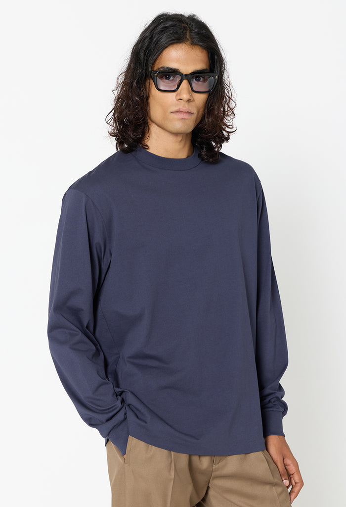 Core LS University Tee / Oxford Navy