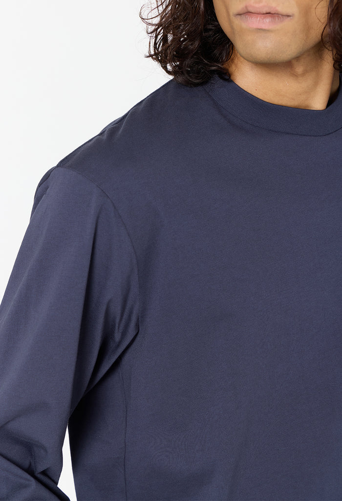 Core LS University Tee / Oxford Navy