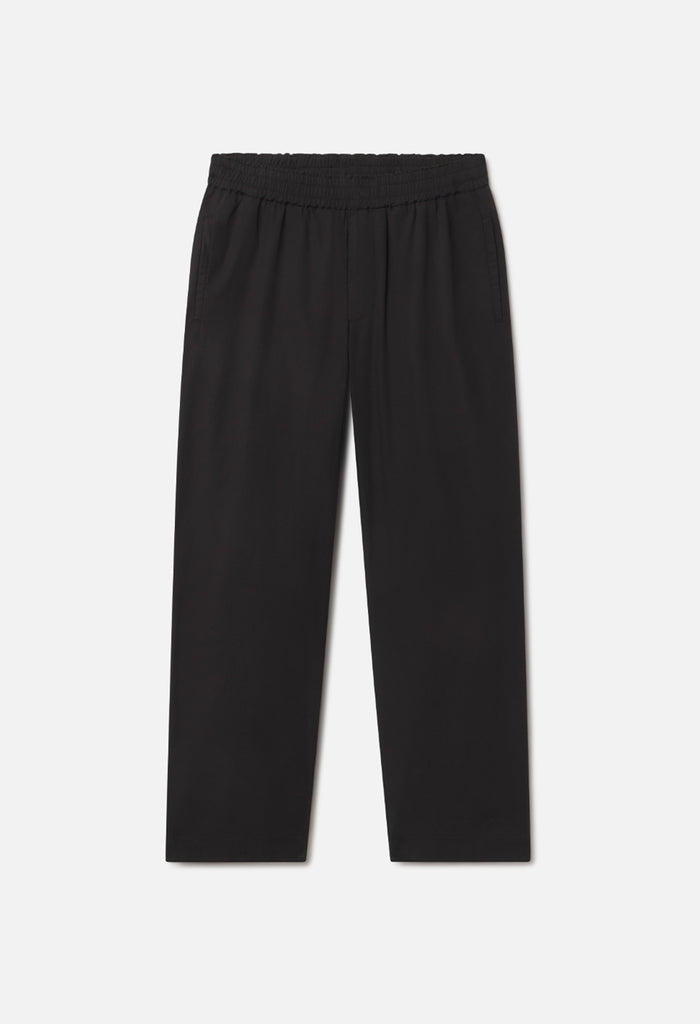 Cotton Easy Trouser / Black