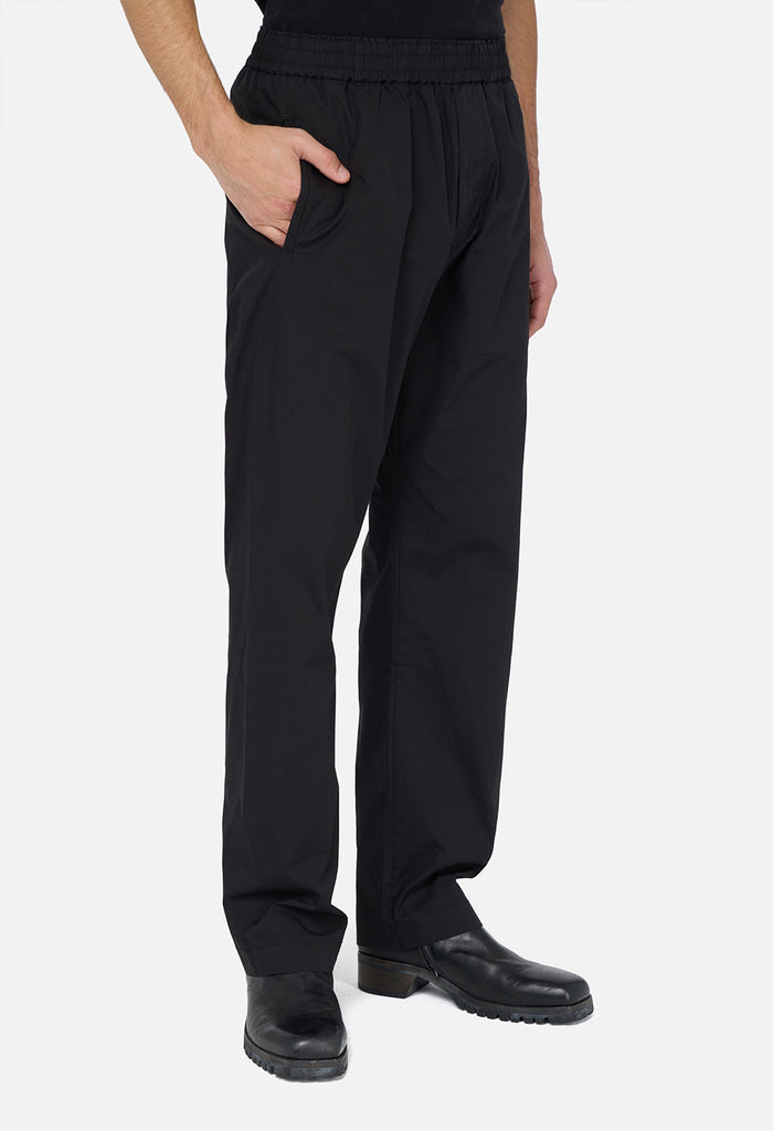 Cotton Easy Trouser / Black