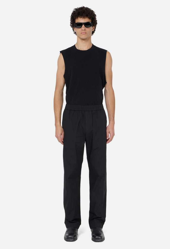Cotton Easy Trouser / Black