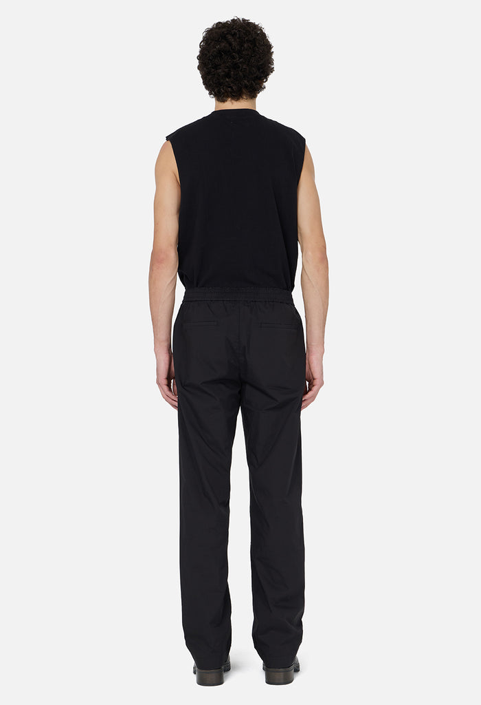 Cotton Easy Trouser / Black