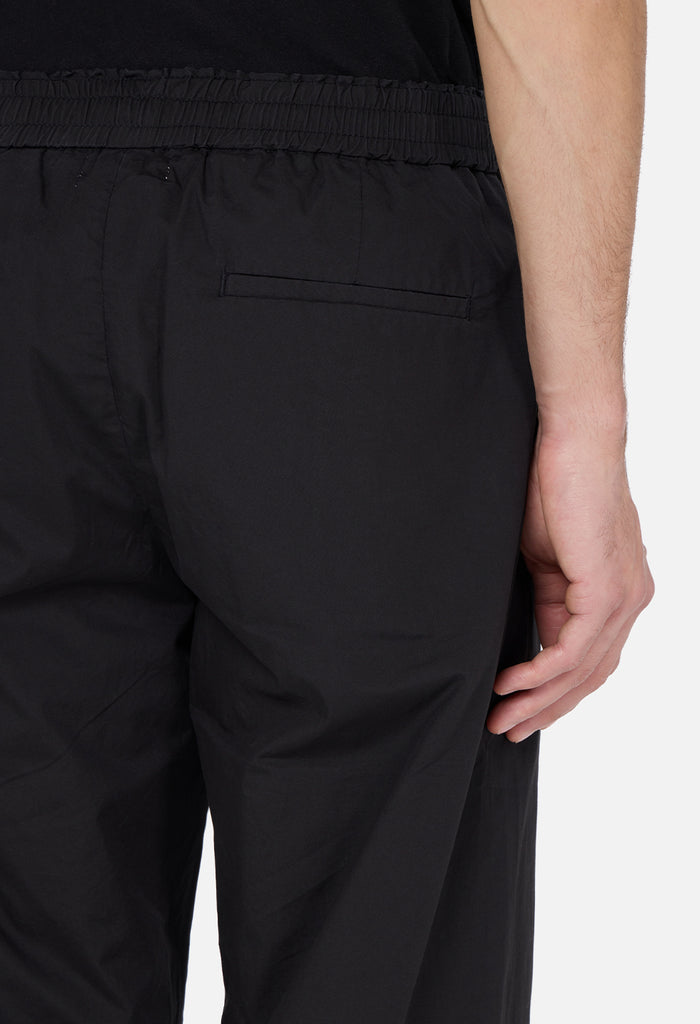 Cotton Easy Trouser / Black