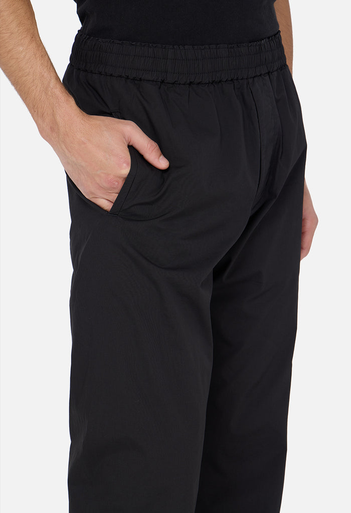 Cotton Easy Trouser / Black
