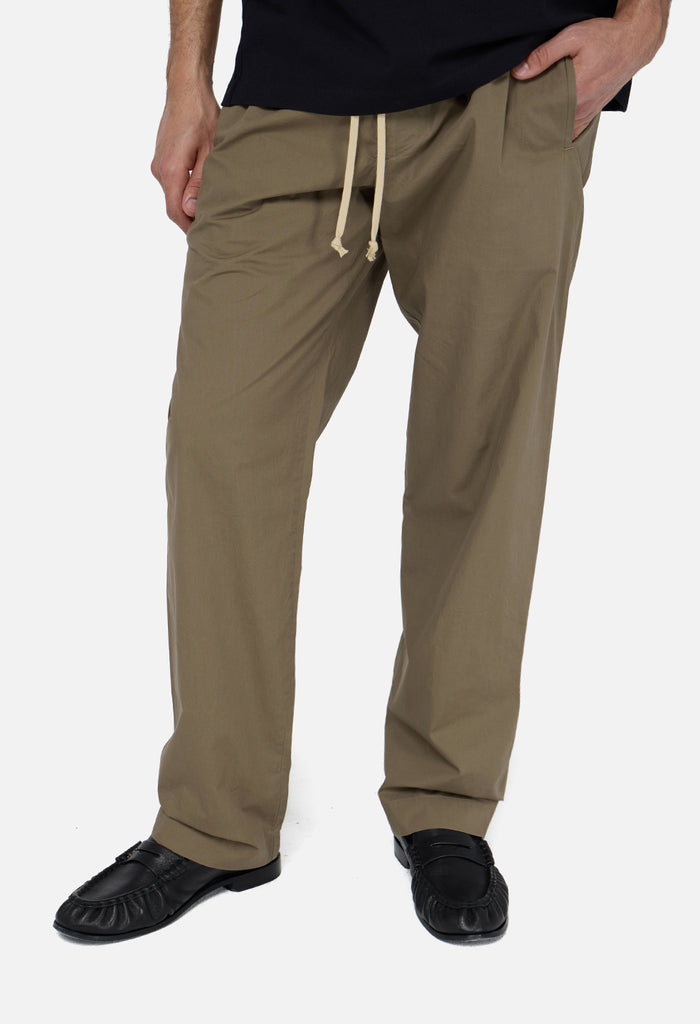 Cotton Easy Trouser / Mocha