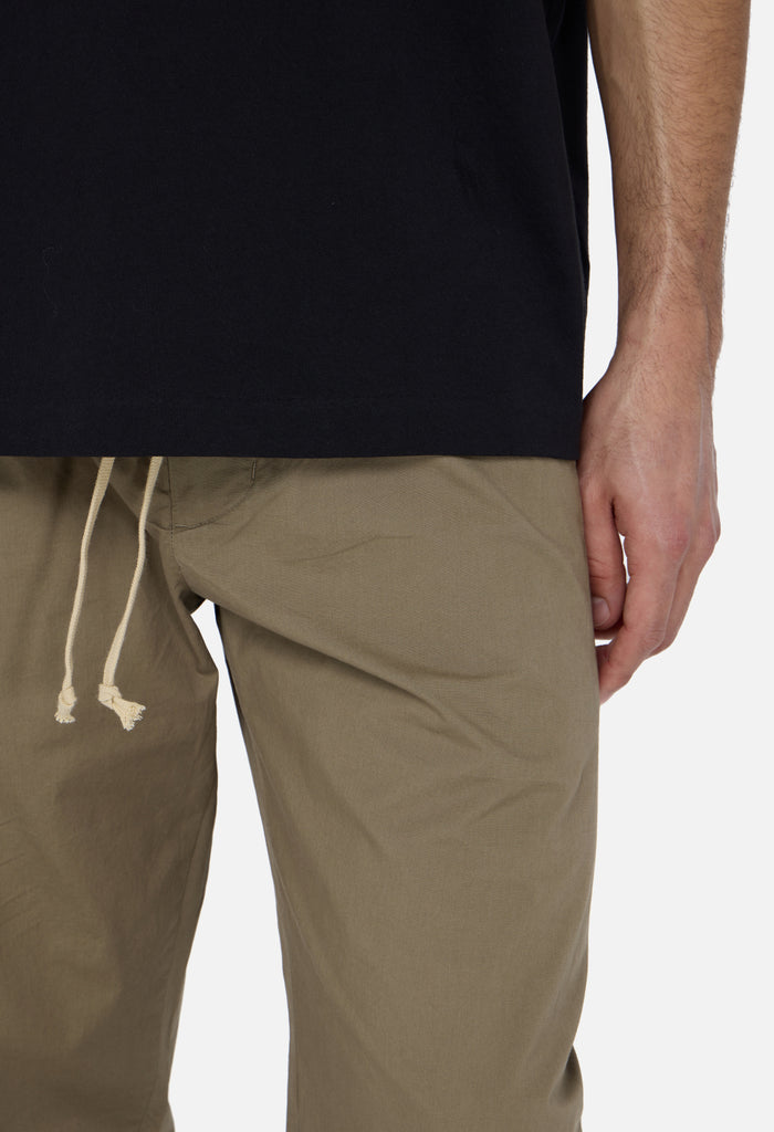 Cotton Easy Trouser / Mocha