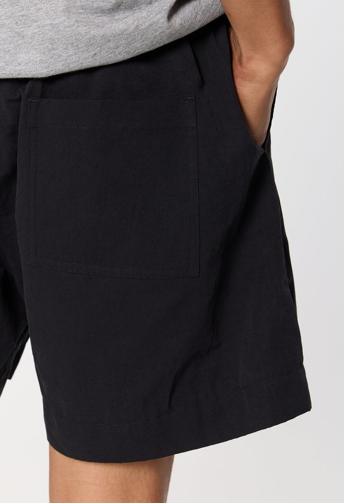 Cotton Kennedy Shorts / Black