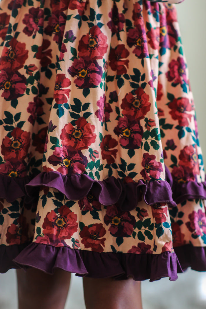 Cranberry Cottage Ruffle Dress (Pre-Order)
