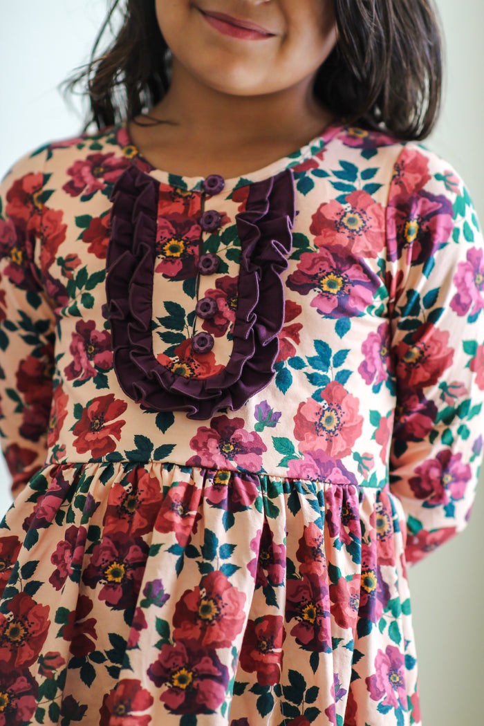 Cranberry Cottage Ruffle Dress (Pre-Order)