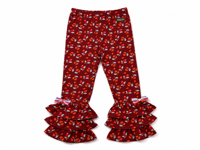 Crimson Bloom Benny Leggings