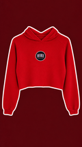 Nike Cropped Red Sweatshirt