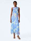 Cruze Skirt in Mint Glitched Floral